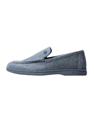 Foto van product GOBI Cashmere Instappers 'Men's Cashmere Loafers' grijs gemêleerd