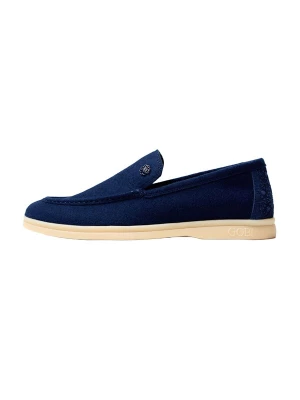 Foto van product GOBI Cashmere Instappers 'Men's Cashmere Loafers' navy