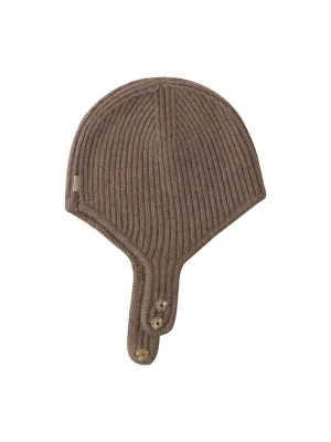 Foto van product GOBI Cashmere Muts 'Knitted Aviator Cap' taupe
