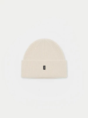 Foto van product GOBI Cashmere Muts 'Ribbed Chunky Beanie' beige