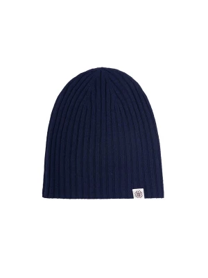 Foto van product GOBI Cashmere Muts 'Unisex Cashmere Rib Knit Hat' donkerblauw