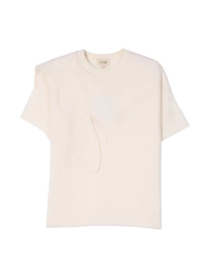 Foto van product GOBI Cashmere Trui 'Bow-Tie Cashmere T-shirt' wit