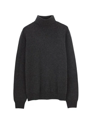Foto van product GOBI Cashmere Trui 'Men' Essential Turtleneck Cashmere Sweater' antraciet