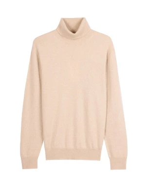 Foto van product GOBI Cashmere Trui 'Men's Essential Turtleneck Cashmere Sweater' beige