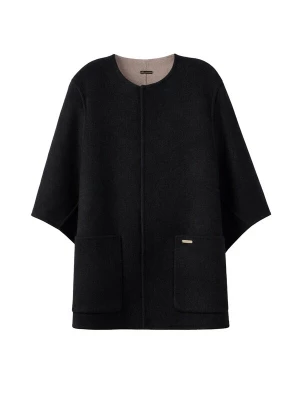 Foto van product GOBI Cashmere Trui 'Patch Pocket Cashmere Poncho Jacket' navy