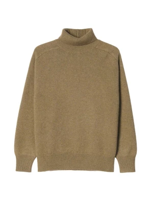 Foto van product GOBI Cashmere Trui 'Unisex High-Neck Cashmere Sweater' olijfgroen