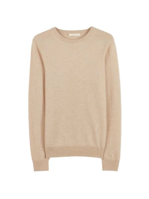 Foto van product GOBI Cashmere Trui 'Women's Essential Cashmere Crewneck Sweater' lichtbeige