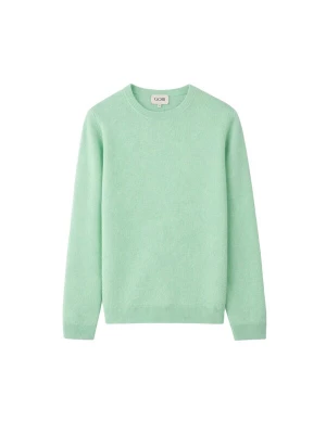Foto van product GOBI Cashmere Trui 'Women's Essential Cashmere Crewneck Sweater' lichtgroen