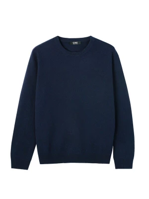 Foto van product GOBI Cashmere Trui 'Women's Essential Cashmere Crewneck Sweater' navy