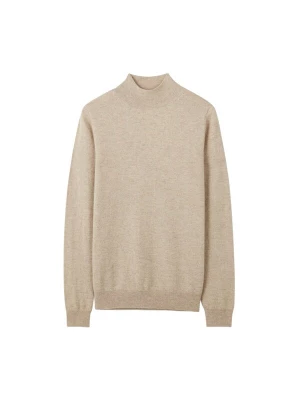 Foto van product GOBI Cashmere Trui 'Women's Essential Cashmere Mock Neck Sweater' champagne