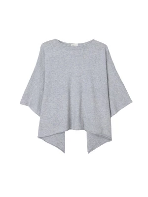 Foto van product GOBI Cashmere Trui 'Women's Timeless Knitted Poncho' grijs gemêleerd