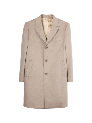 Foto van product GOBI Cashmere Tussenjas 'Men’s Cashmere Coat with Notched Lapels' taupe