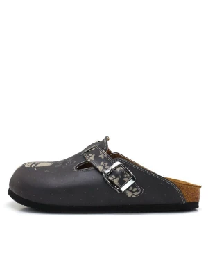 Foto van product Goby Clogs 'Women Calceo Black and Beige Clogs CAL5422 with cat design' gemengde kleuren