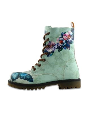 Foto van product Goby Veterlaarzen 'WMAT116' turquoise / gemengde kleuren
