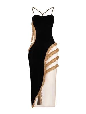 Foto van product GOD SAVE QUEENS Avondjurk 'I'm Here Dress' zwart