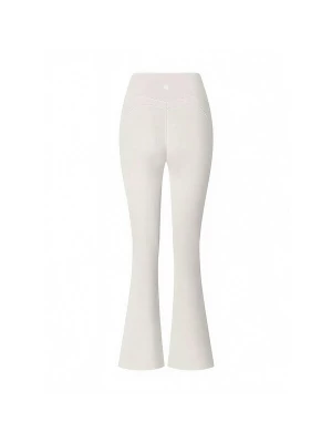 Foto van product GOD SAVE QUEENS Leggings 'Second Skin Studio High-Waisted Bootcut Legging' ivoor