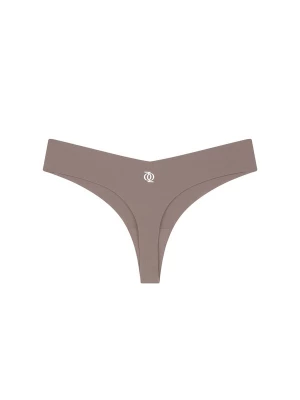Foto van product GOD SAVE QUEENS Slip 'Second Skin Brazilian' bruin