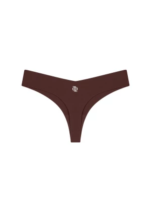 Foto van product GOD SAVE QUEENS Slip 'Second Skin Brazilian' chocoladebruin