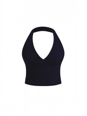 Foto van product GOD SAVE QUEENS Sporttop 'Second Skin Studio Halter Top' grafiet