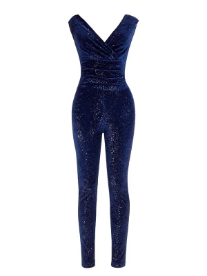 Foto van product GODDIVA Jumpsuit donkerblauw