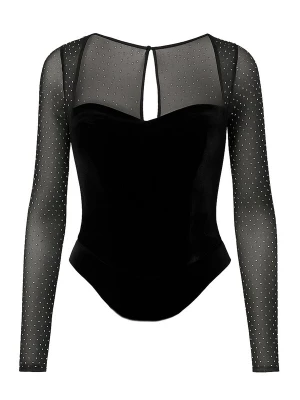 Foto van product GODDIVA Shirt body zwart