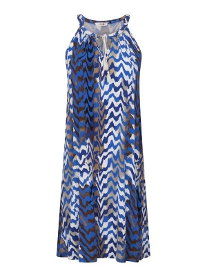 Foto van product Goldenbay Jurk blauw / bruin / wit