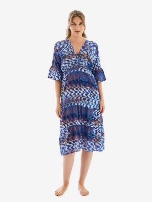 Foto van product Goldenbay Jurk blauw / lichtblauw / bruin