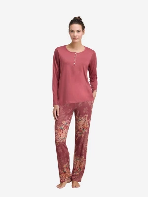 Foto van product Goldenbay Pyjama 'Dandelion' donkergroen / oranje / magenta / poederroze
