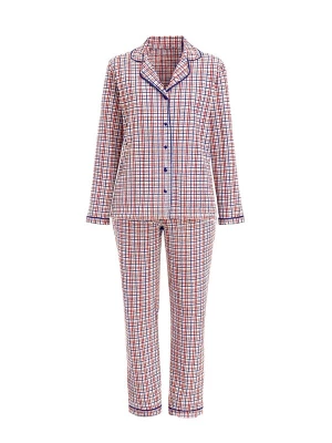 Foto van product Goldenbay Pyjama 'Felicia' beige gemêleerd / blauw gemêleerd / rood gemêleerd / wit