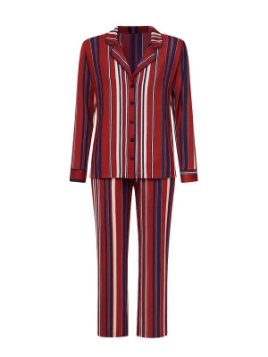 Foto van product Goldenbay Pyjama 'Helenium' lichtbeige / nachtblauw / bordeaux