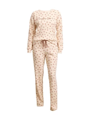 Foto van product Goldenbay Pyjama 'Jasminium' ivoor / bruin