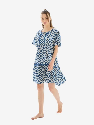 Foto van product Goldenbay Zomerjurk crème / donkerblauw