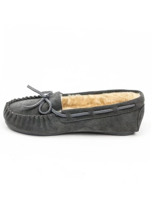 Foto van product Gooce Mocassins 'Cordova' crème / donkergrijs