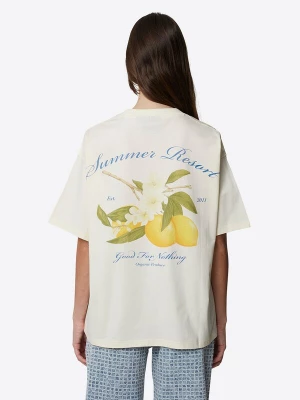 Foto van product Good For Nothing Shirt kobaltblauw / citroengeel / offwhite