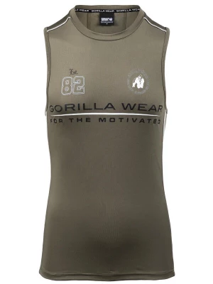 Foto van product Gorilla Wear Functioneel shirt 'Broxton' olijfgroen / zwart / wit