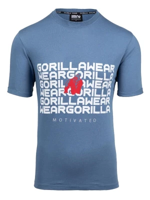 Foto van product Gorilla Wear Shirt 'Bradley' duifblauw / rood / wit