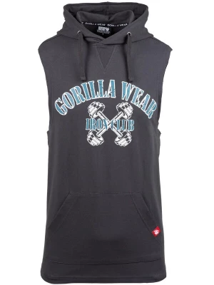 Foto van product Gorilla Wear Shirt 'Chico' smoky blue / cyaan blauw / wit