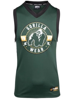 Foto van product Gorilla Wear Shirt 'Orlando' goud / donkergroen / zwart / wit