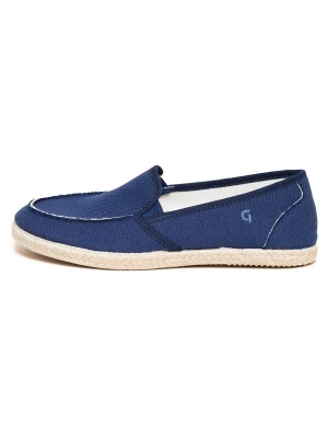 Foto van product Gottstein Mocassins 'Camping Linen Sailor' donkerblauw