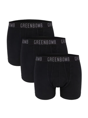Foto van product GREENBOMB Boxershorts grijs / zwart