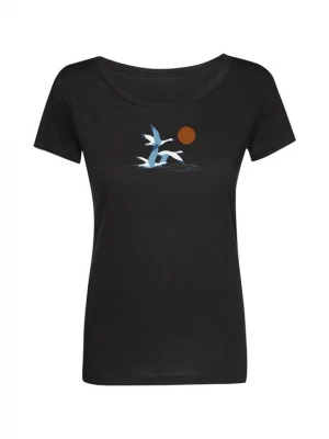 Foto van product GREENBOMB Shirt 'Animal Goose Family' blauw / zwart