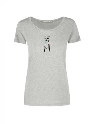 Foto van product GREENBOMB Shirt 'Bike Romantic' grijs / zwart