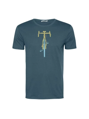 Foto van product GREENBOMB Shirt 'Guide Bike Front Stamp' marine