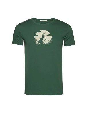 Foto van product GREENBOMB Shirt 'Guide Nature Clouds Ride' donkergroen