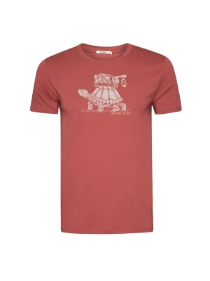 Foto van product GREENBOMB Shirt 'Guide Turtle Walk' vuurrood