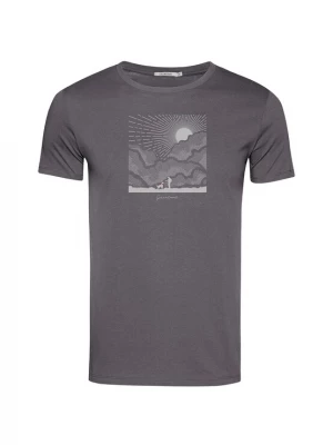 Foto van product GREENBOMB Shirt 'Nature Friends' grijs gemêleerd / wit