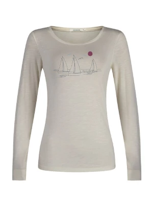 Foto van product GREENBOMB Shirt 'Nature Upwind' offwhite