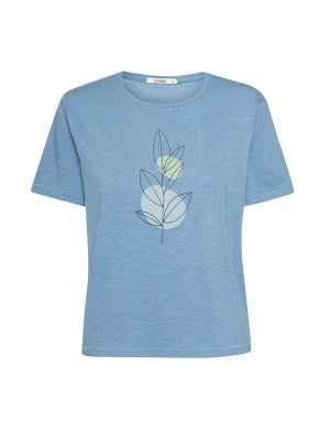 Foto van product GREENBOMB Shirt 'Nova Bloom Classic' lichtblauw