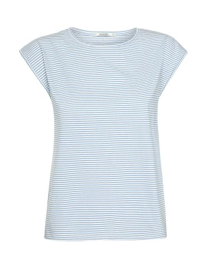 Foto van product GREENBOMB Shirt 'Timid Basic' blauw / wit