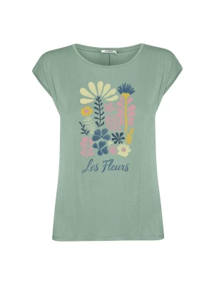 Foto van product GREENBOMB Shirt 'Timid Les Fleurs' lichtgroen